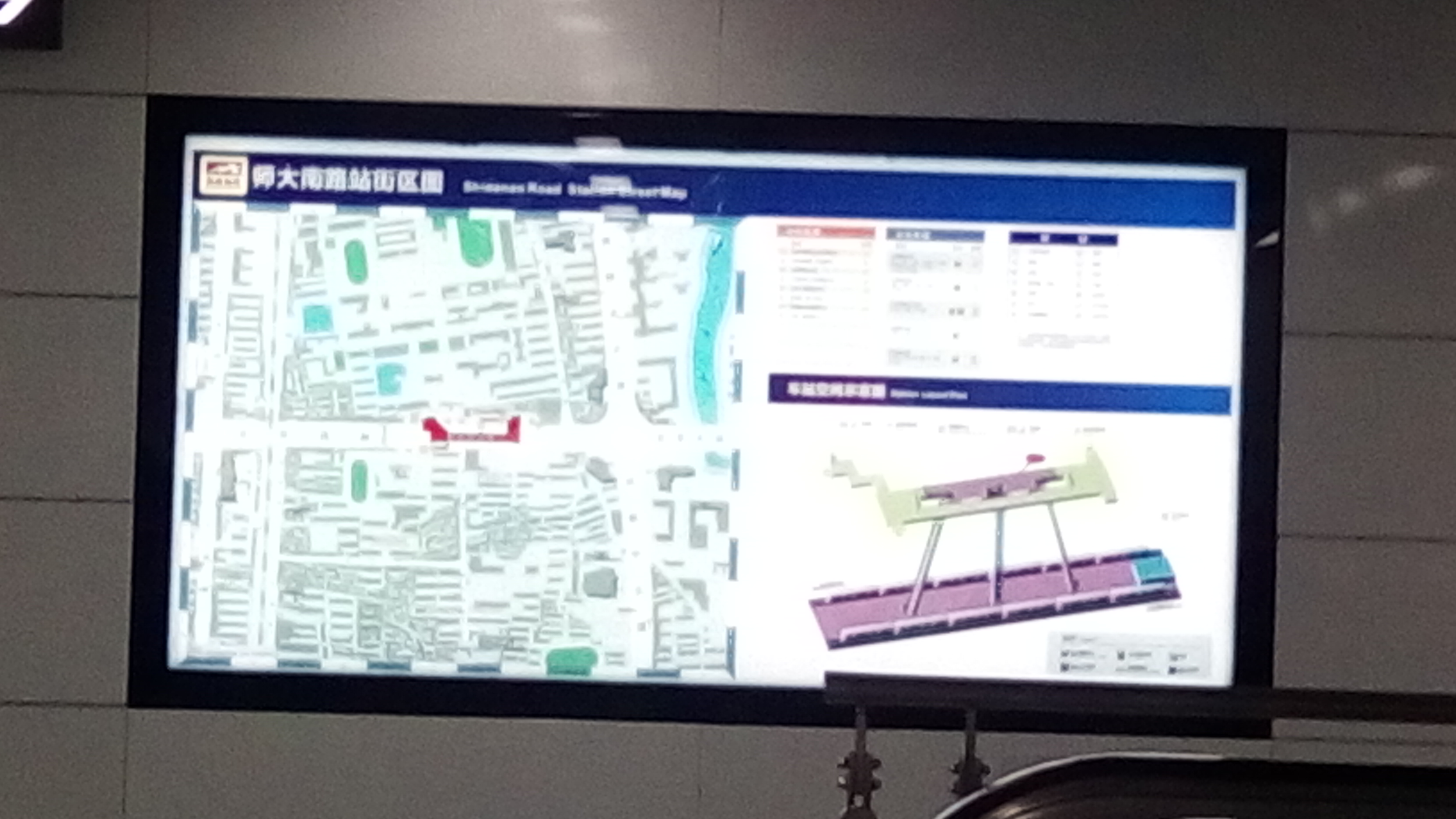 師大南路捷運站平面圖