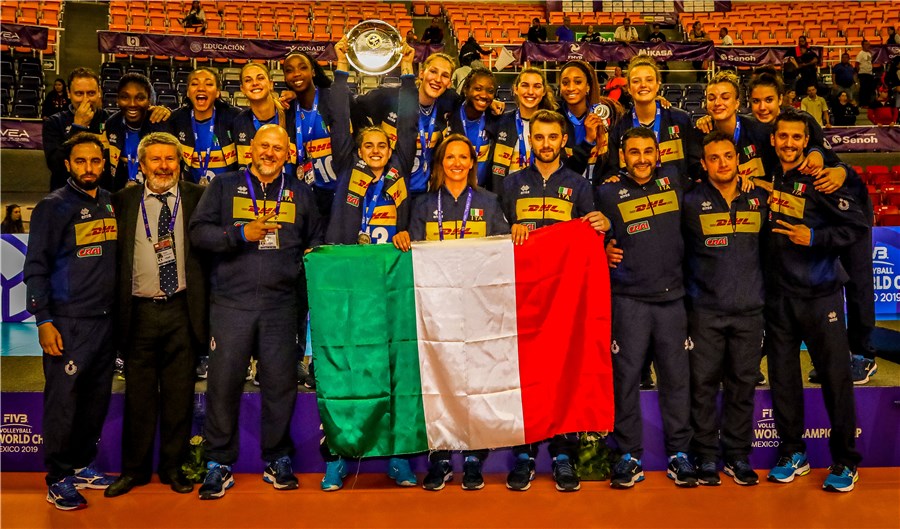 義大利女排獲得銀牌