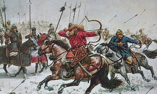蒙古遠征軍與花剌子模軍的激戰