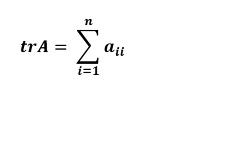TR(數學概念符號（矩陣）)