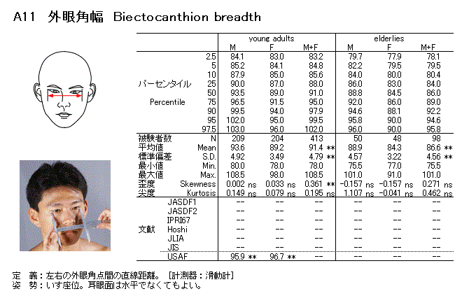 兩眼外寬 兩眼外寬