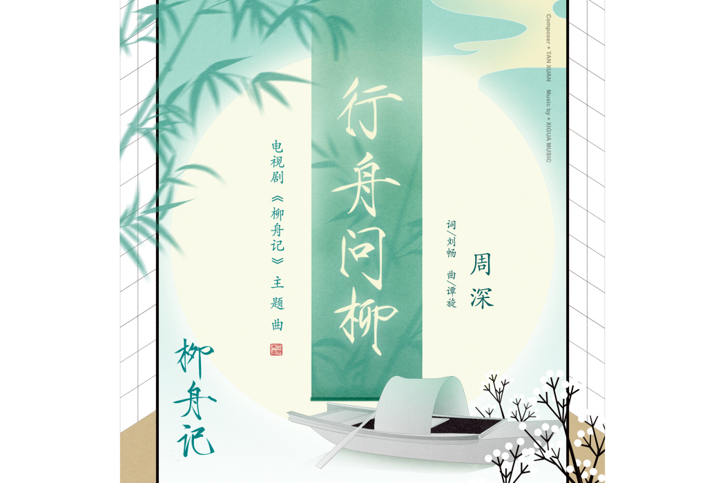 行舟問柳