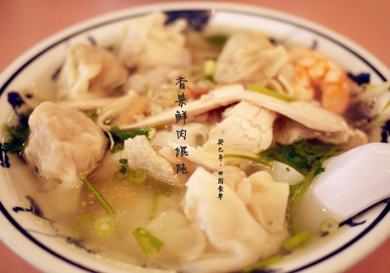 香菜鮮肉餛飩 香菜鮮肉餛飩