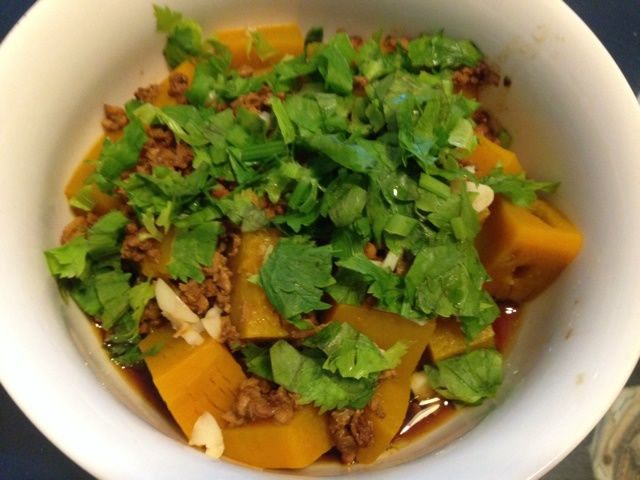 肉沫蒸南瓜 肉沫蒸南瓜