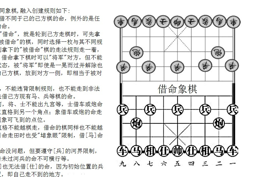 借命象棋 借命象棋