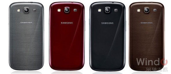 各種顏色的Galaxy S3