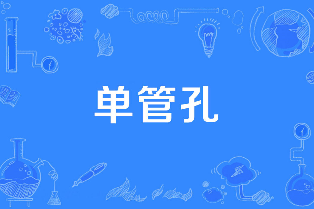 單管孔 單管孔