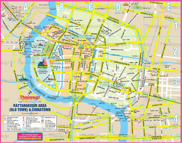 曼谷市域圖