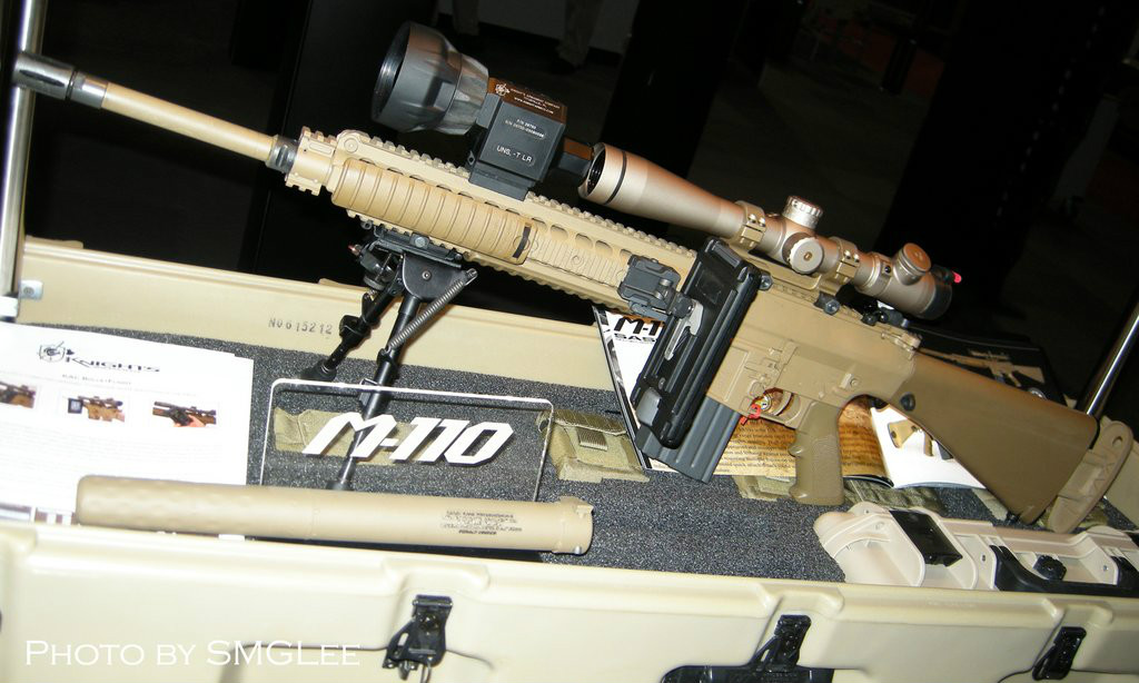 SHOT SHOW 2009上展出的M110