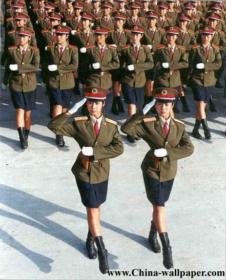 國慶閱兵式女兵方隊