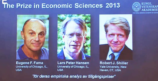 2013諾獎經濟學獎三位得主