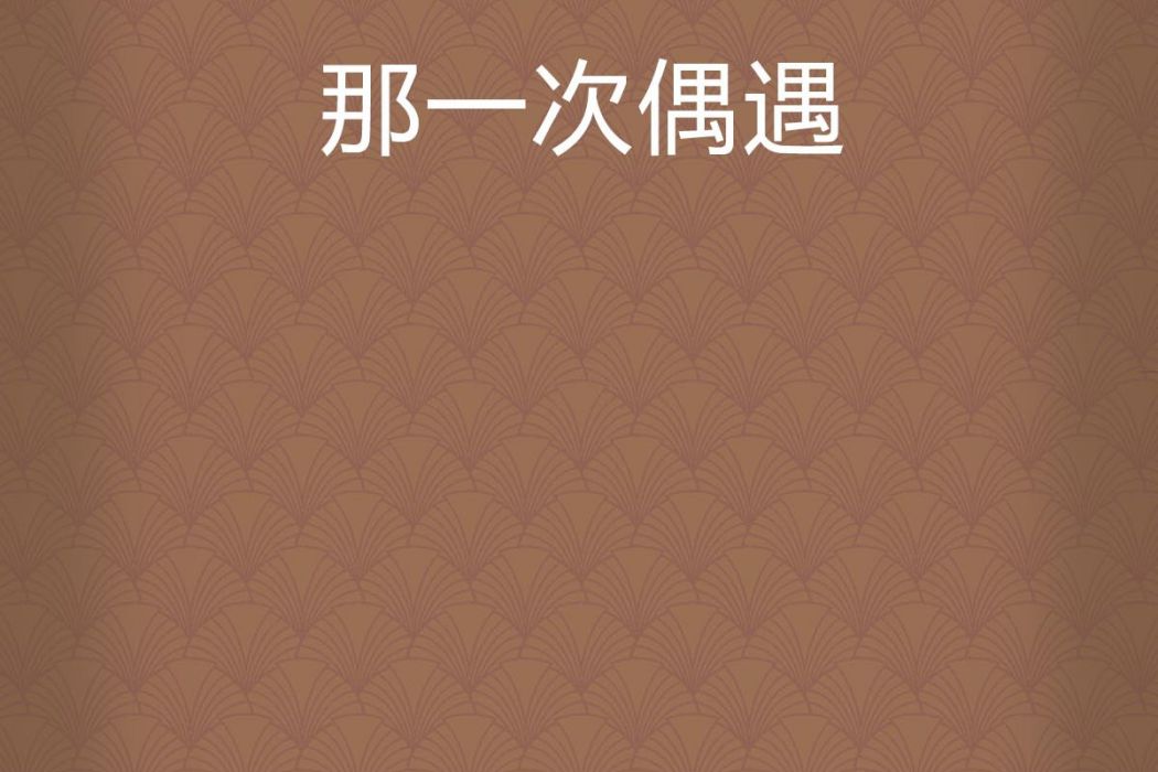 那一次偶遇 那一次偶遇