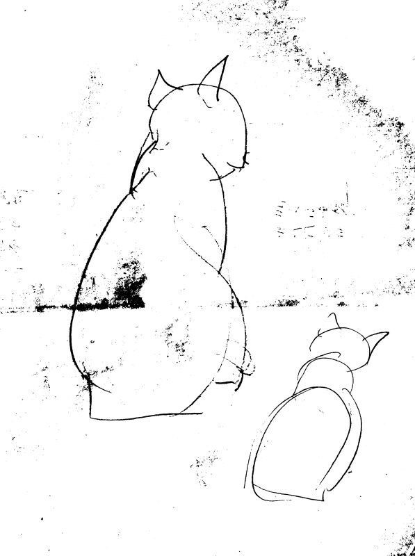 路易斯·韋恩 貓畫稿
