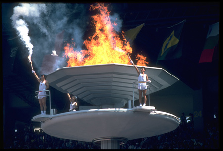 奧林匹克聖火(奧運會主會場火炬燃燒火焰)