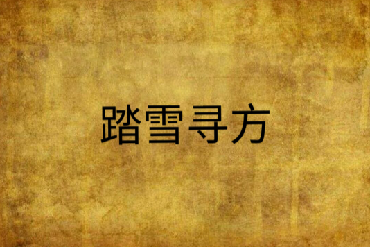 踏雪尋方