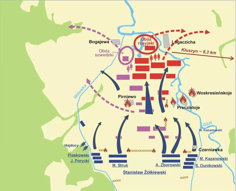 克魯瑟諾之戰的雙方布陣與戰役進程