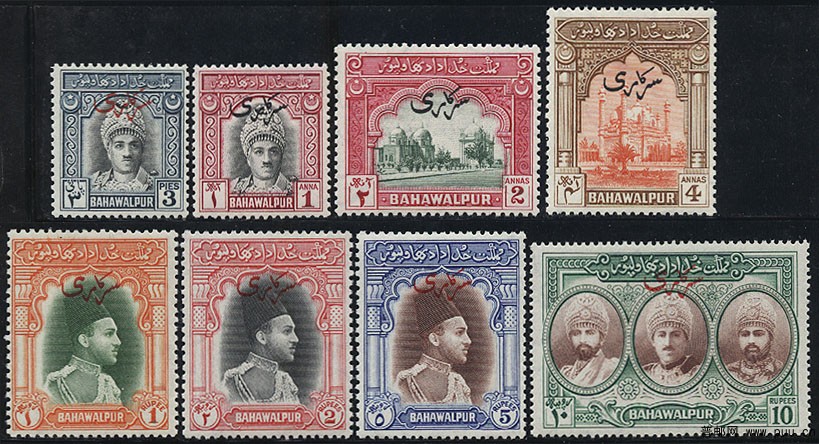 英屬印度土邦發行的郵票