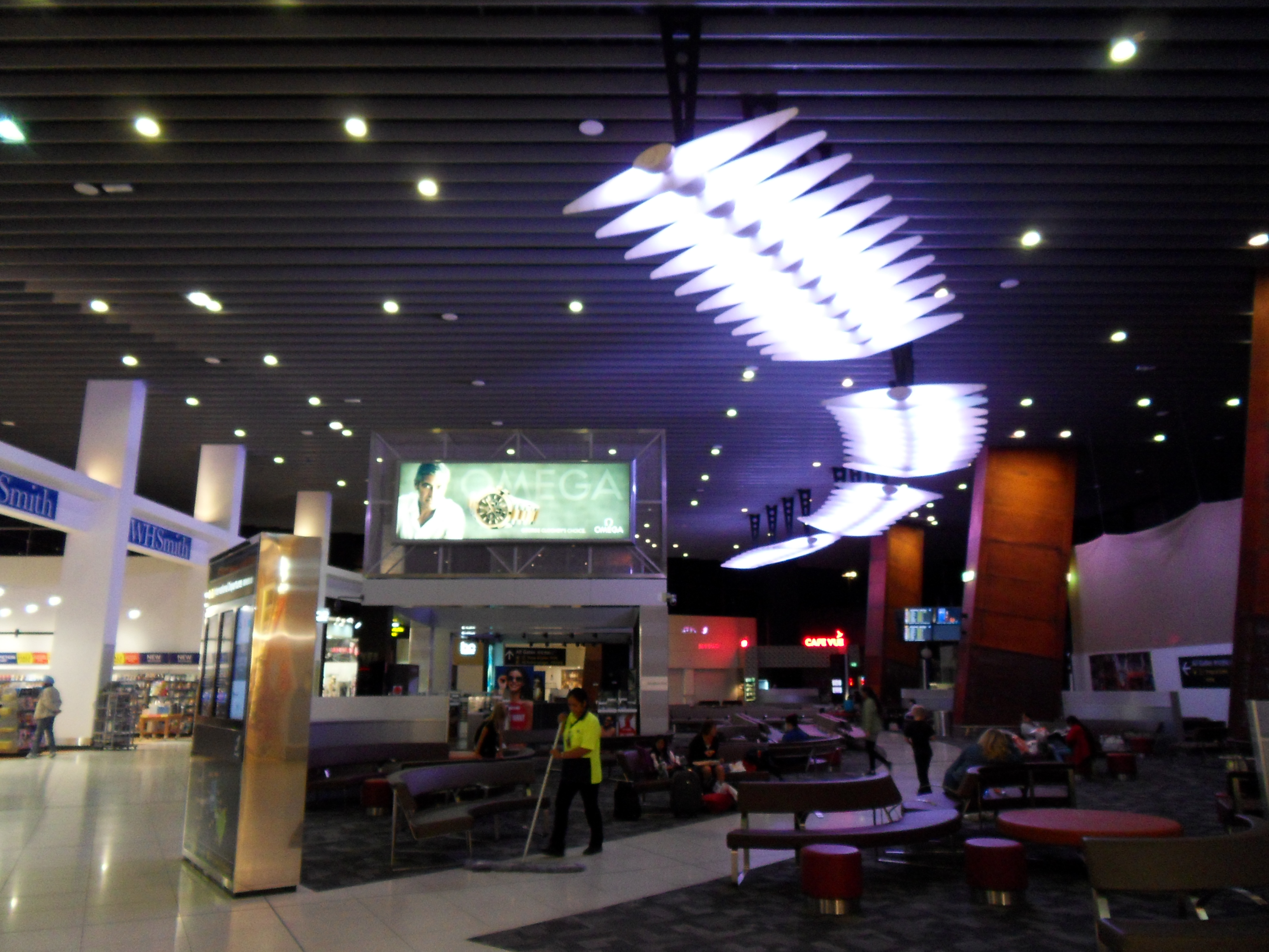 墨爾本機場第二航站樓（T2）國際出發大廳一景