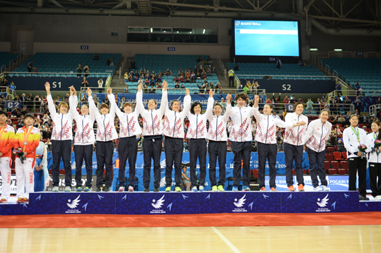 仁川亞運會韓國女籃冠軍