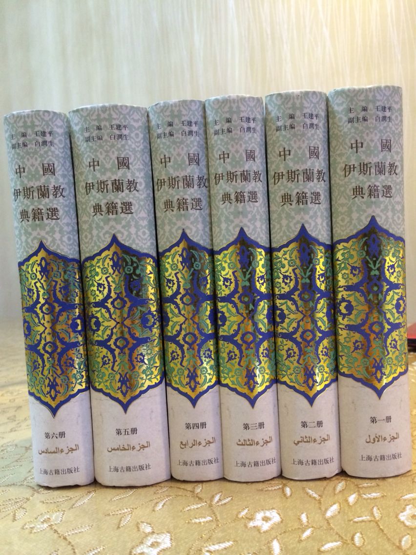 中國伊斯蘭教典籍選 六冊 書脊