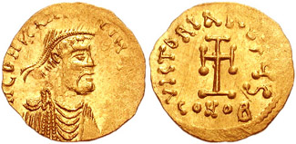 君士坦斯二世時期的金幣。