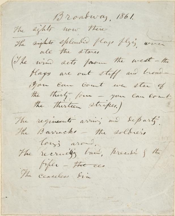 1861年手稿