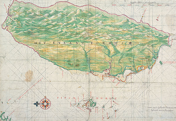 約翰·芬伯翁《澎湖島及福爾摩沙海島圖》