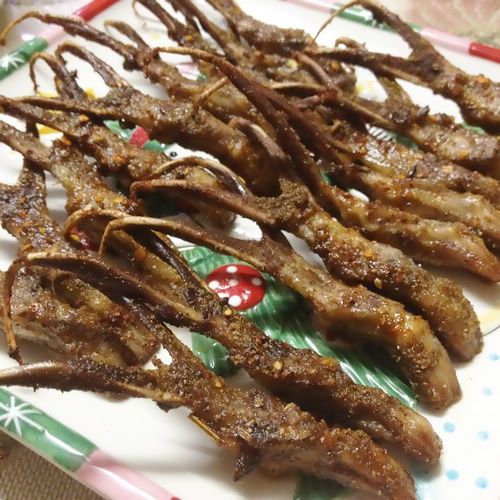 烤鴨舌 烤鴨舌