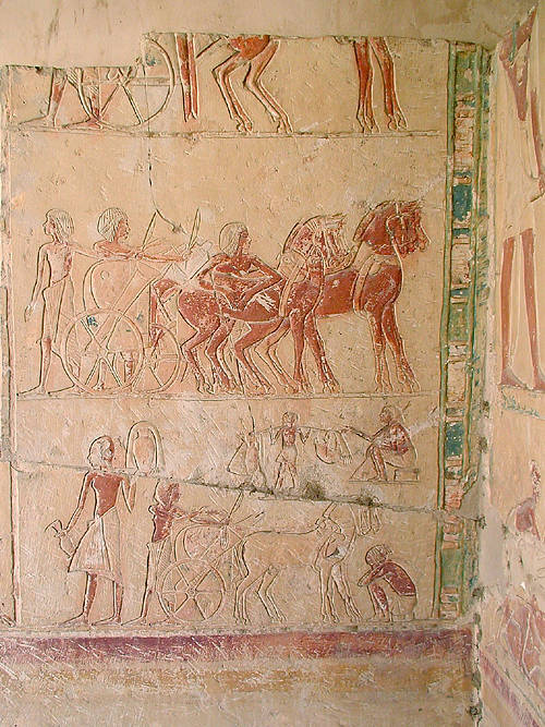 Horemheb古墓出土的戰爭壁畫