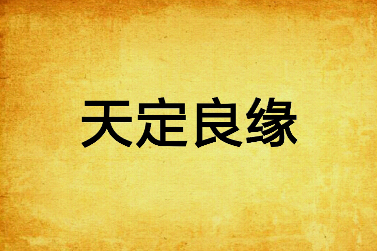 天定良緣 天定良緣