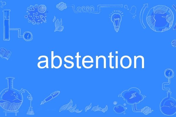 abstention abstention