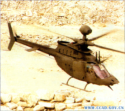 OH-58D觀測/偵察直升機