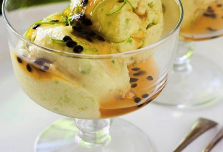 芒果鱷梨香草冰淇淋