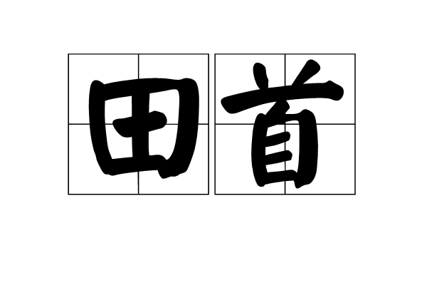 田首(漢語辭彙)