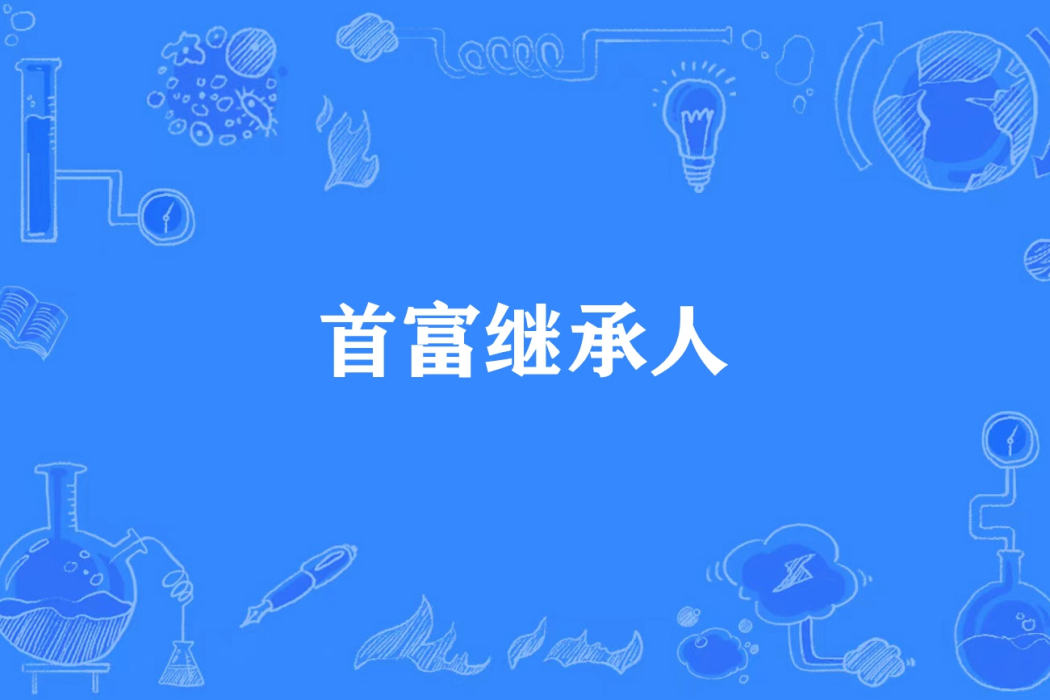 首富繼承人(一書成神所著小說) 首富繼承人(一書成神所著小說)