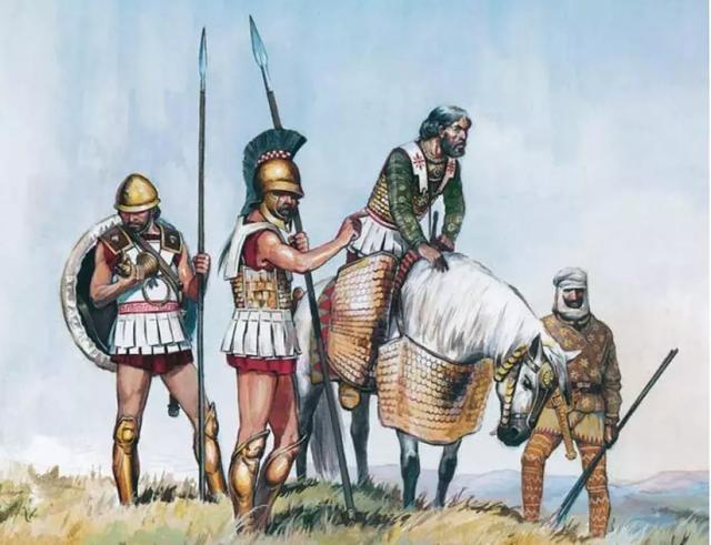 塞琉古軍中還有不少希臘和波斯僕從軍