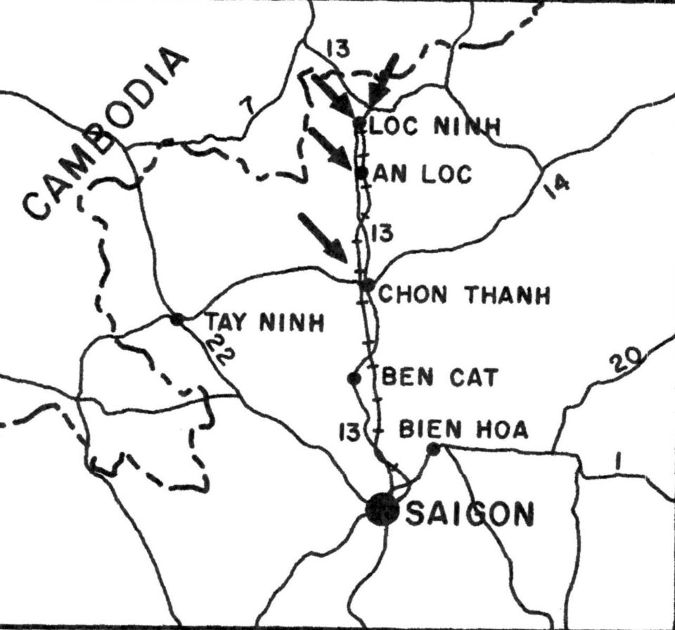北越軍隊對南越第3軍的進攻
