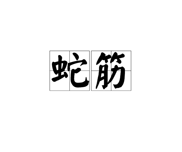蛇筋 蛇筋