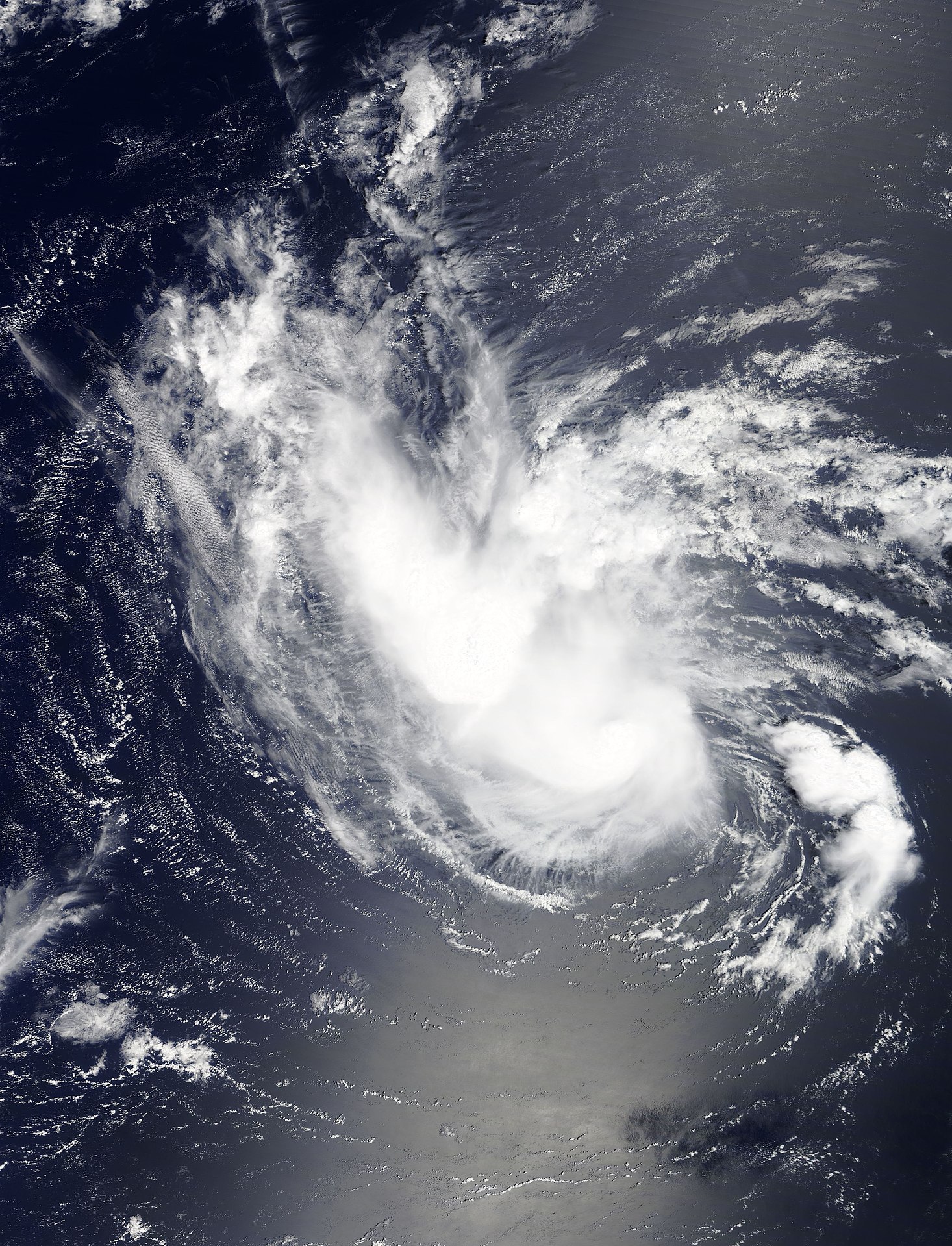 熱帶風暴赫克托（西北太平洋巔峰）衛星雲圖