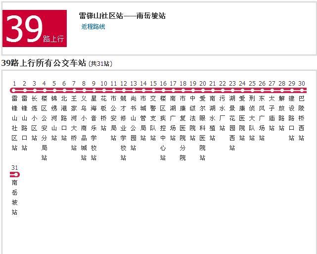岳陽公交39路 岳陽公交39路