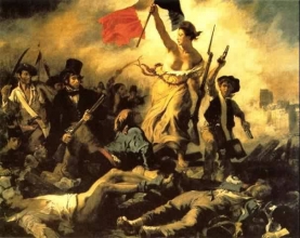 畫家德拉克羅瓦的《自由引導人民》