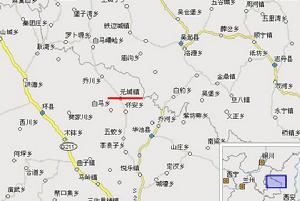 元城鎮地圖位置