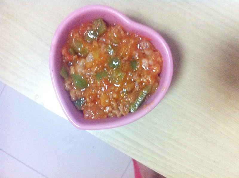 青椒番茄芝士焗飯