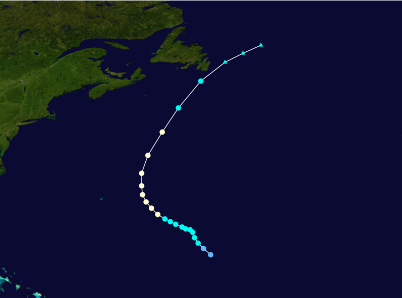 颶風（艾薩克）路徑圖