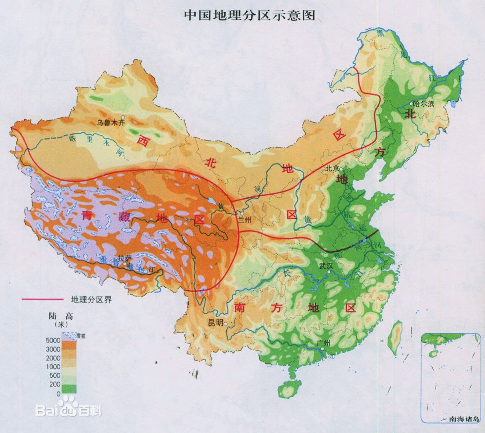 中國自然區劃