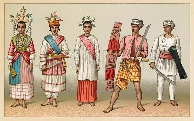 傳統的馬來亞貴族和武士形象