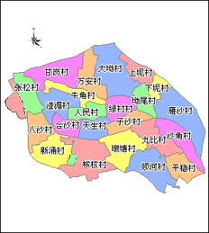 欖核鎮行政區劃