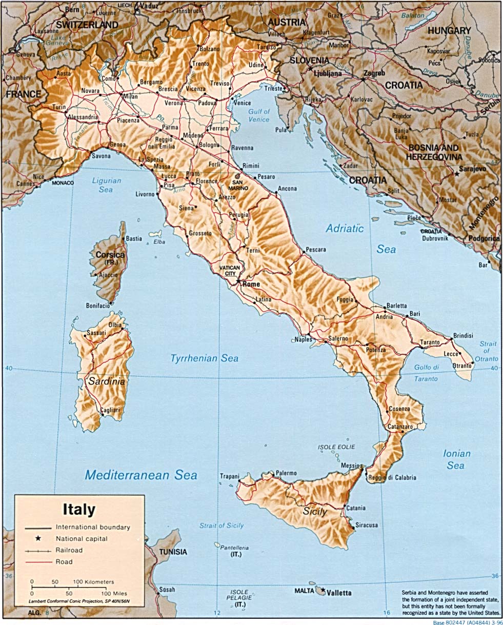 義大利地圖