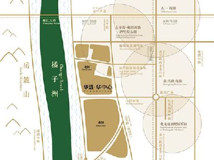 華遠·華中心位置圖
