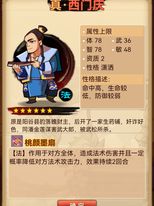 西門慶(遊戲《QQ水滸》中的人物) 西門慶(遊戲《QQ水滸》中的人物)
